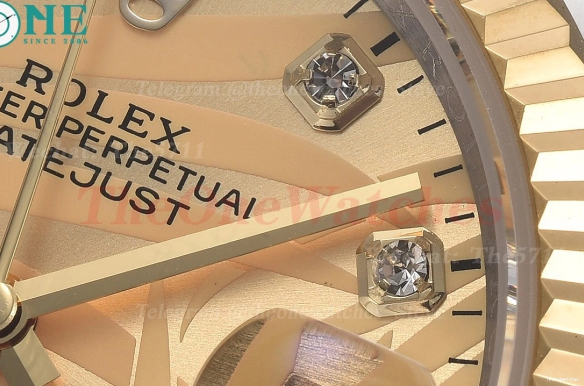 Jub Datejust Palm YG Dial SS GDF 126233 MY8215 Dia Motif 36mm 0122